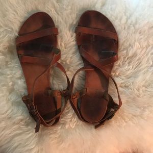 Joie Tan leather strappy sandals size 37 1/2